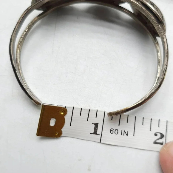 Southwestern Silver Snake Eyes Turquoise Squash Necklace Earrings Cuff Bracelet - Picture 6 of 16